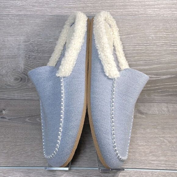 NWT Rothy’s “The Scuff” Arctic Blue Wool Blend Womens Sz 13 Slip On Mule Slipper - Picture 10 of 14